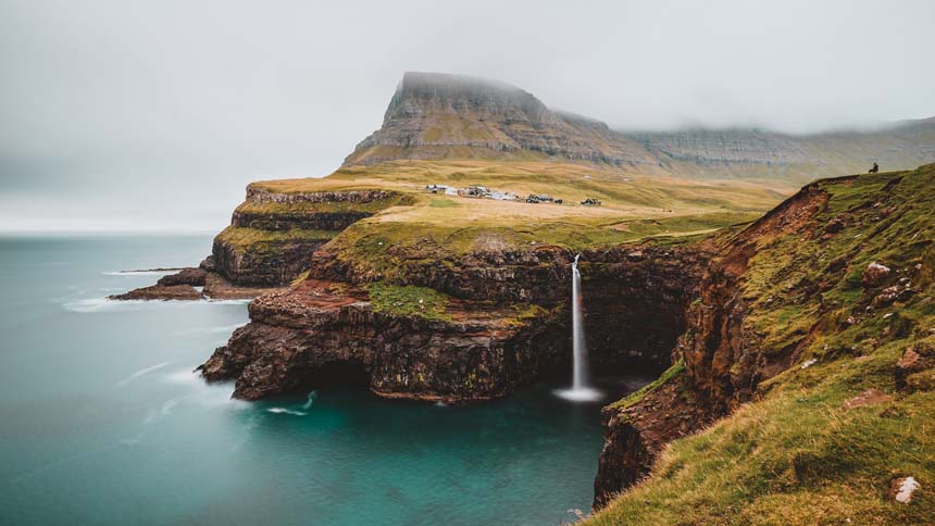 A view of Faroe Islands, FO